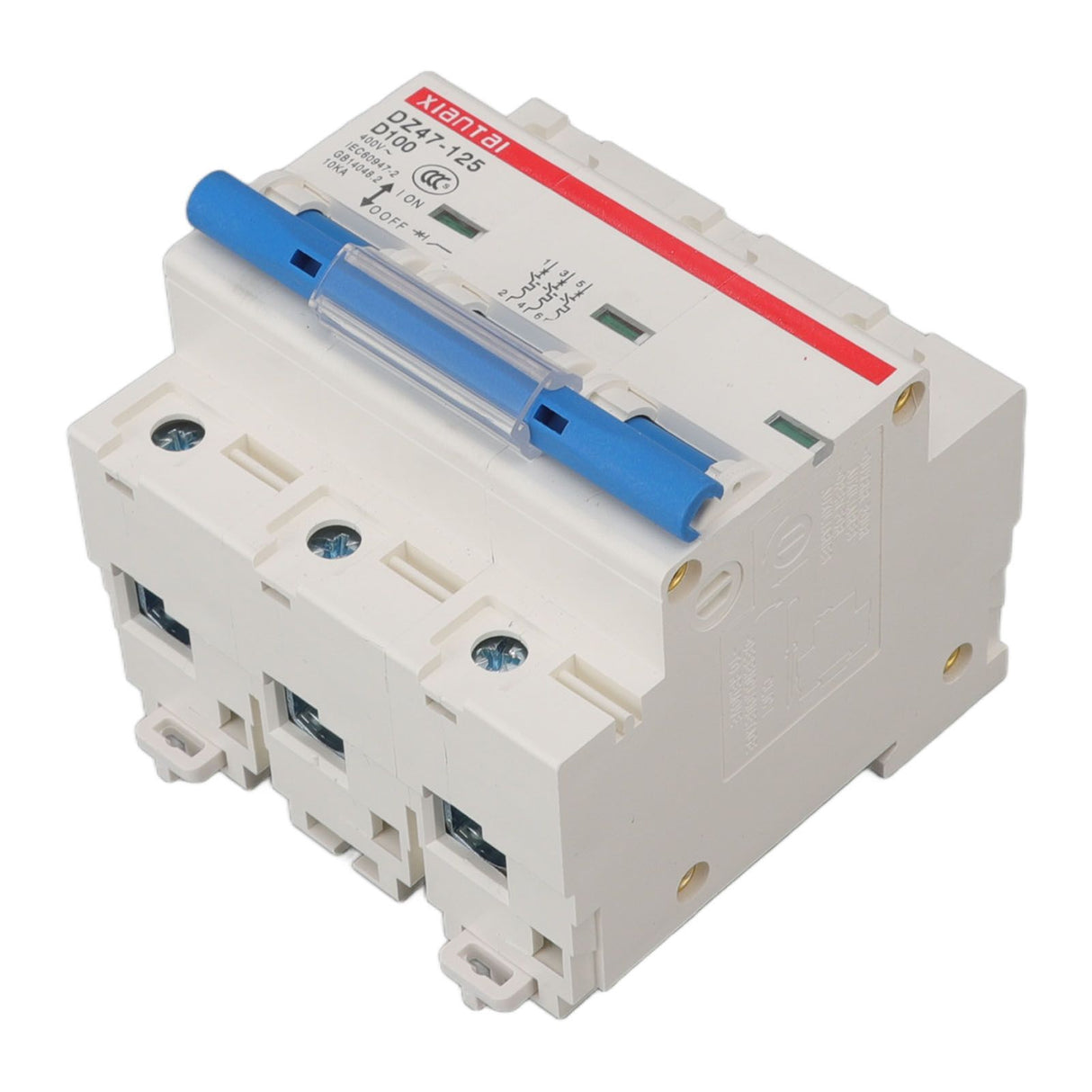 Mini Circuit Breaker 3P 100A 400V High Safety Overload Protection Miniature Circuit Breaker for Home Industry