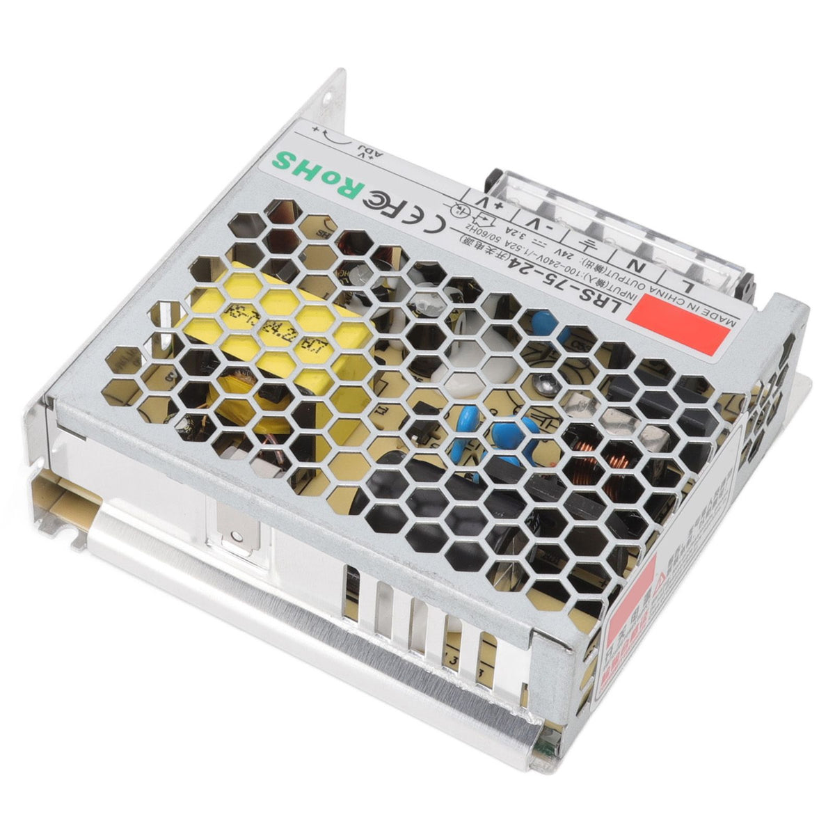 24V Switching Power Supply 3.2A Pure Copper Power Supply Transformer Adapter for Military Equipment 100‑240V