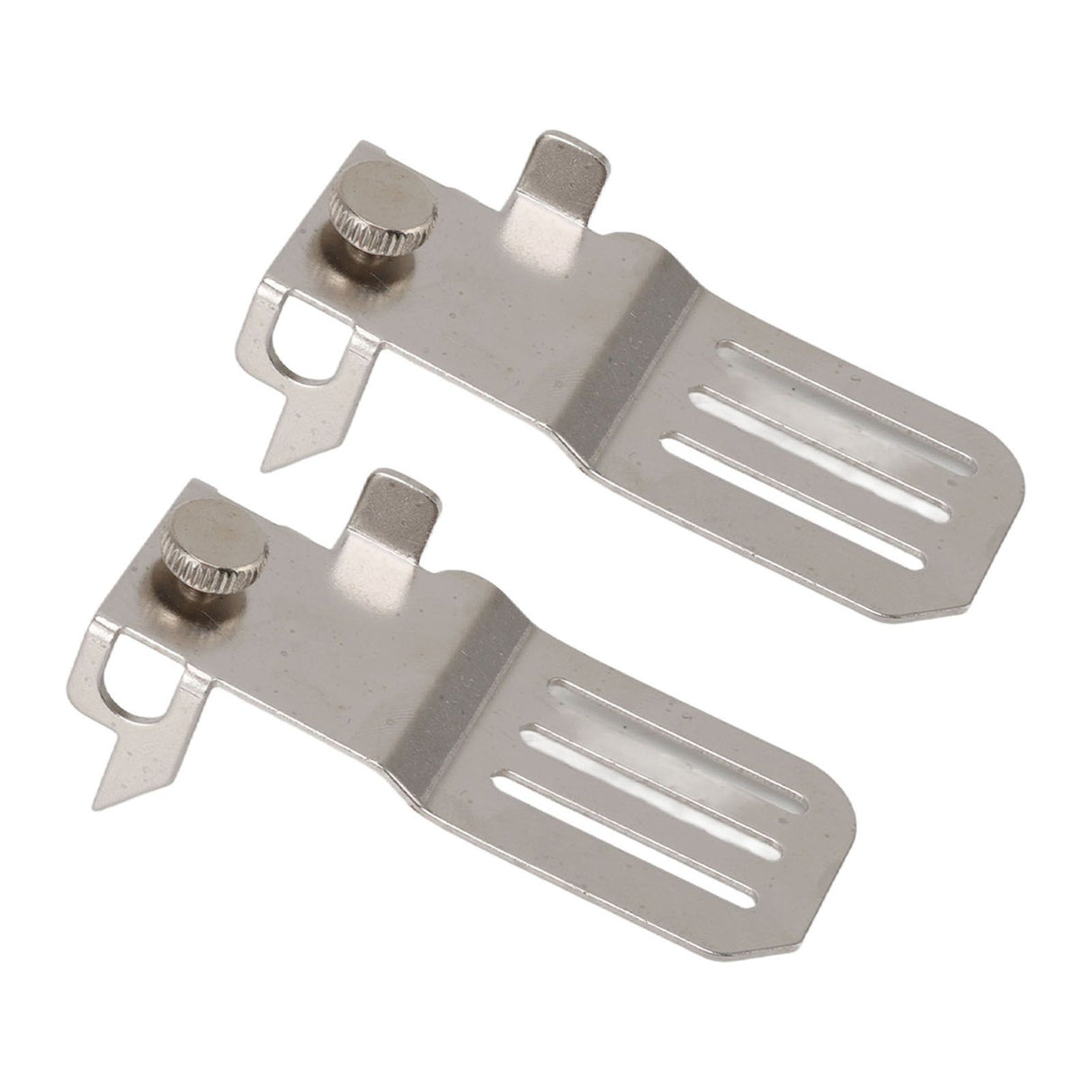 2PCS Measuring Tape Clip Aluminium Alloy with Three Installation Slots Measuring Tape Holder for Woodworking