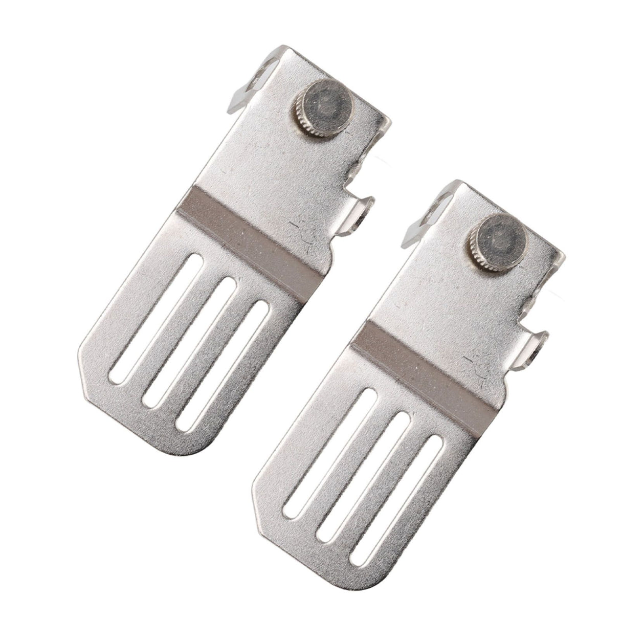 2PCS Measuring Tape Clip Aluminium Alloy with Three Installation Slots Measuring Tape Holder for Woodworking