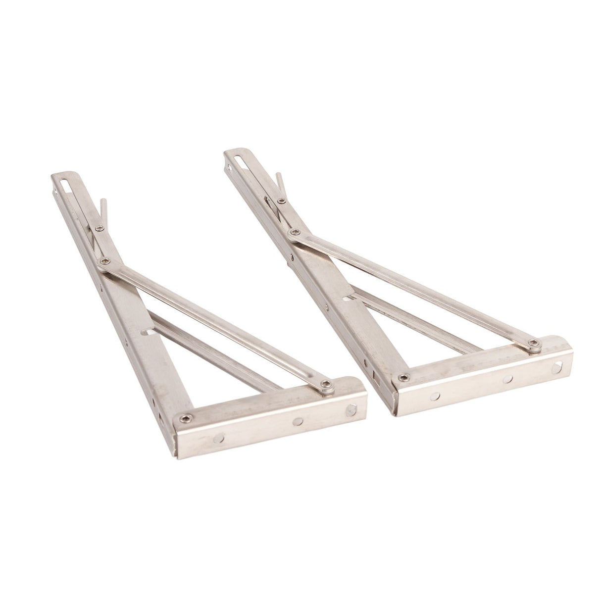 Triangular Folding Angle Bracket Thickened Stainless Steel L Shaped Folding Angle Support for Kitchen Bedroom