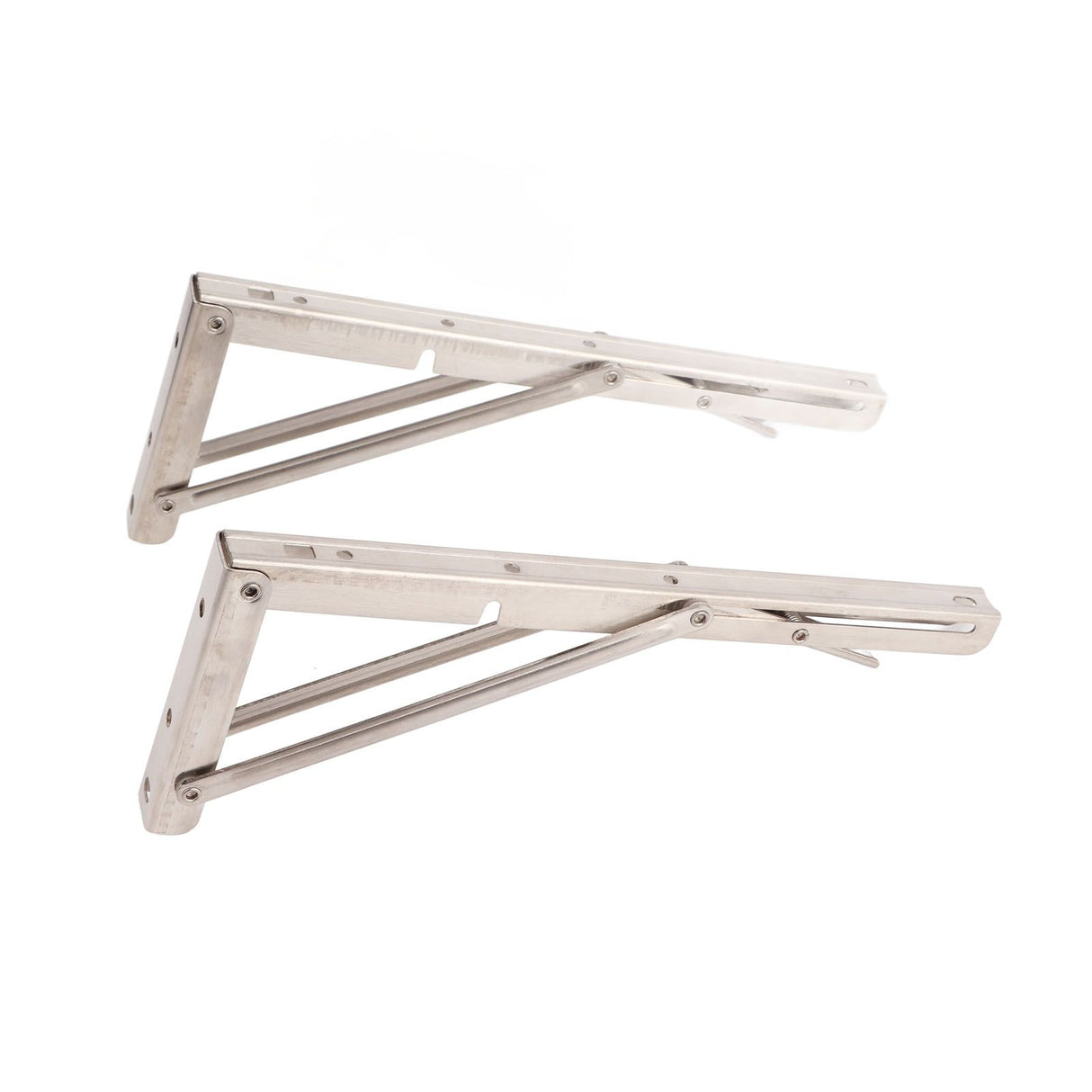 Triangular Folding Angle Bracket Thickened Stainless Steel L Shaped Folding Angle Support for Kitchen Bedroom