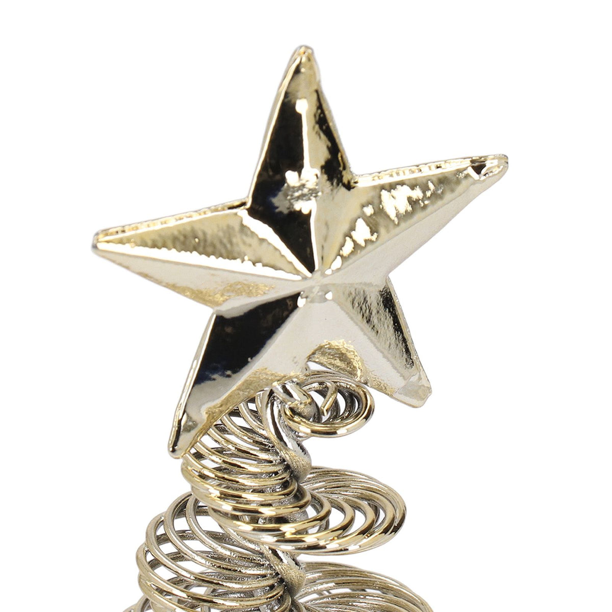 Candlestick Ornaments European Metal Christmas Tree Shape Wax Candle Holder Home Decoration Double Holder Gold