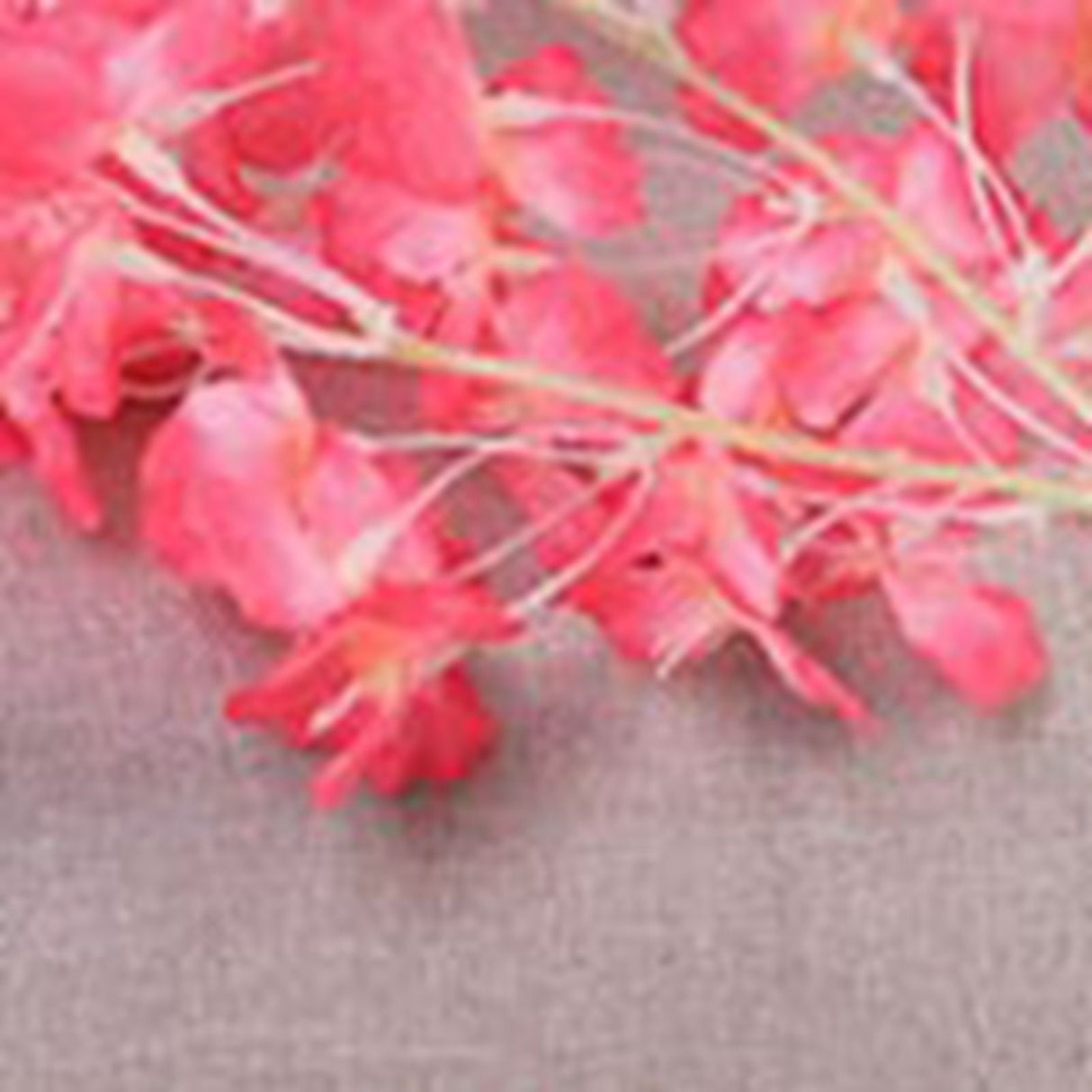 1.8m 256 Simulated Artificial Sakura Flower Garland Hanging Vines for Spring Home Room Wedding Party Decor Rose Red