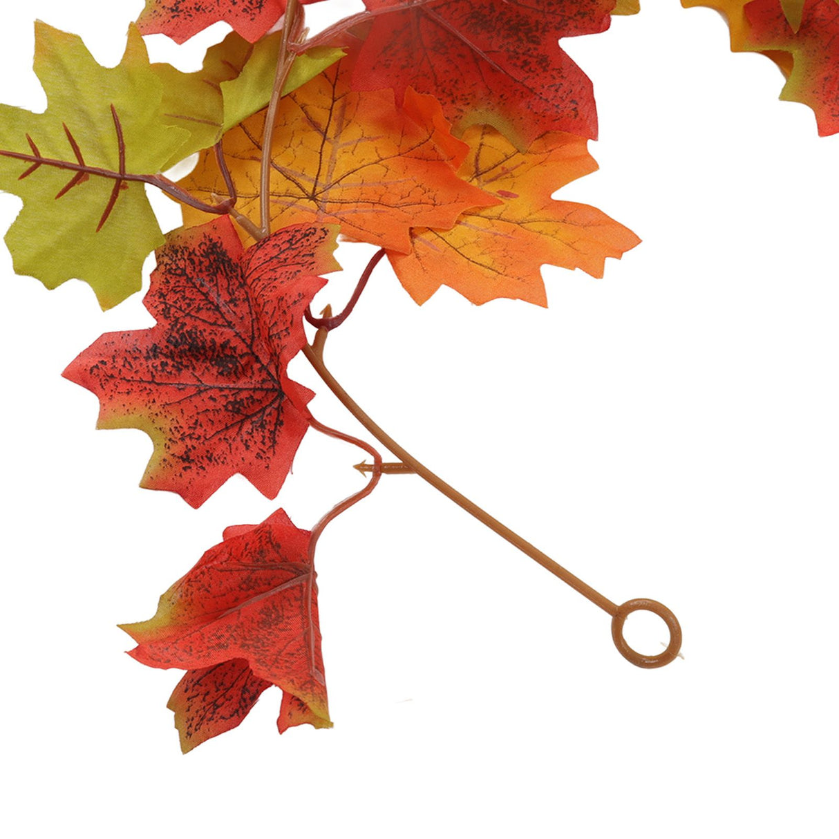 Maple Leaf Fall Garland Vivid Artificial Autumn Foliage Hanging Vine Garland for Thanksgiving Home Decoration