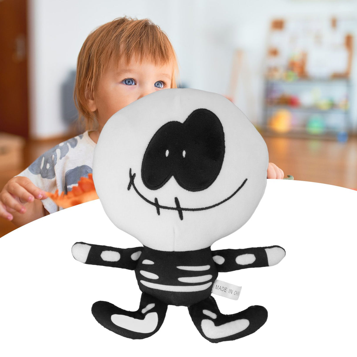 Skeleton Plush Toy Cartoon Anime Soft Stuffed Doll Children Birthday Christmas Gift