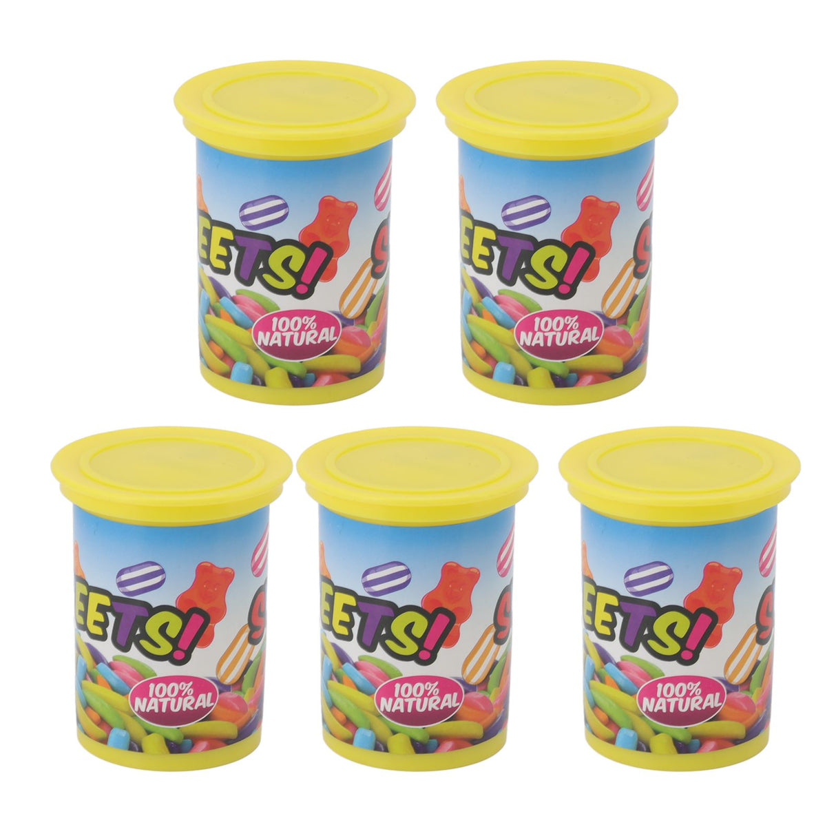 5Pcs Candy Snake Can Prank Jokes Toy Jump Spring Snake Toy Trick Fun Joke Toys for Halloween Carnival Party Supplies 6.1x5cm / 2.4x2.0in