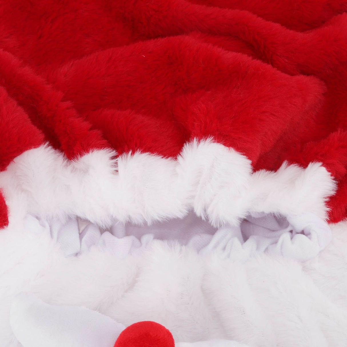 Christmas Helmet Cover Plush Scratch Proof Motorcycle Helmet Hat for Entertainment Decoration
