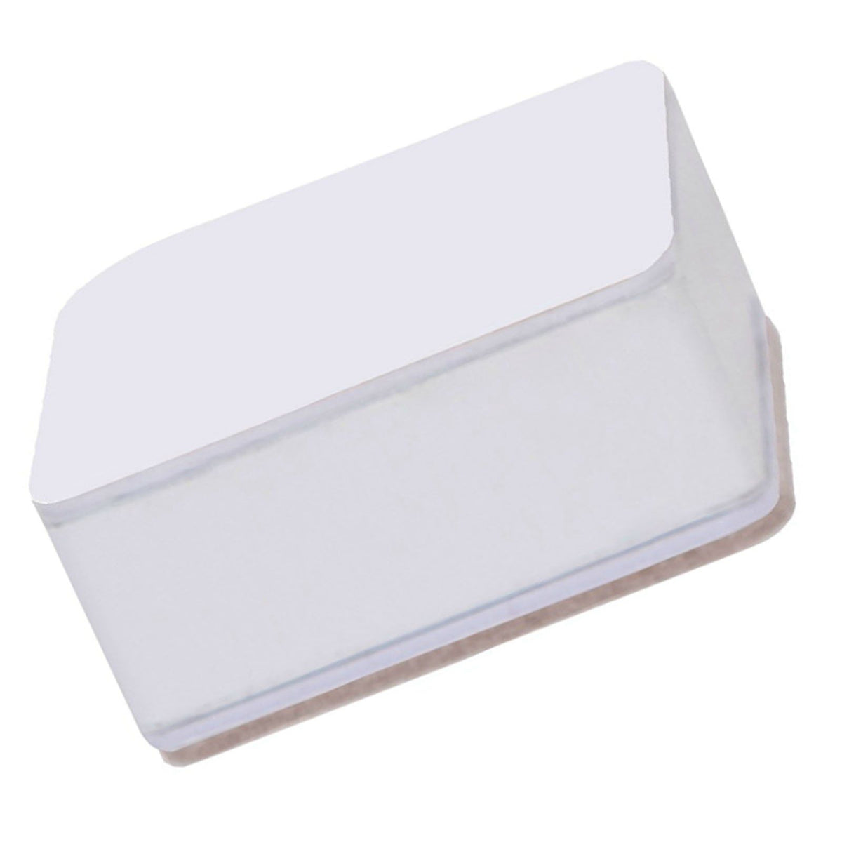 Carbon Steel Furniture Risers Self Adhesive Furniture Lift Anti Slip Low Noise Bed Lifter with Felt Pad for Sofa Couch White
