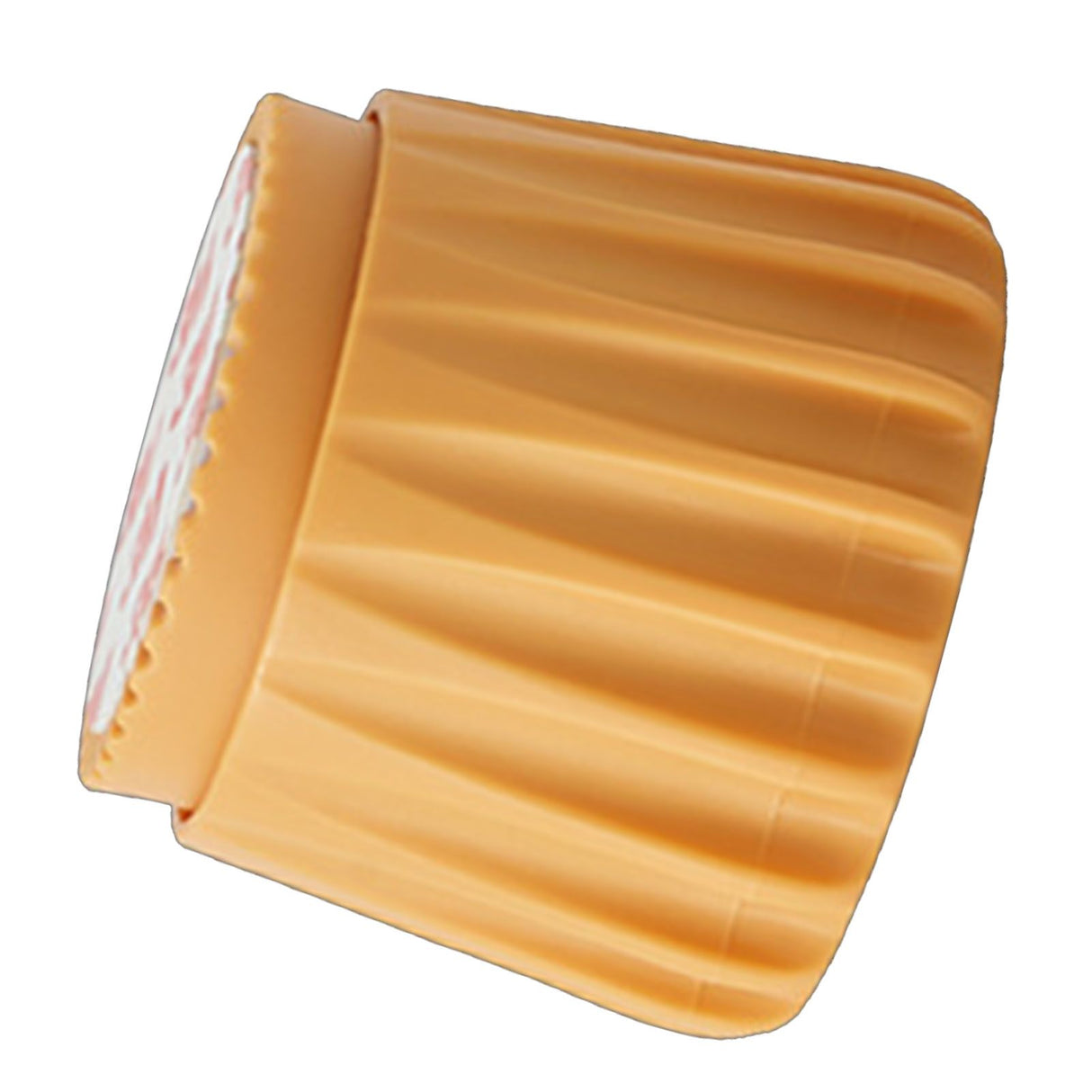 2Pcs Wall Bed Stopper Anti Collision ABS Punch Free Rotatable Mute Bed Anti Shake Tool for Home Yellow Small
