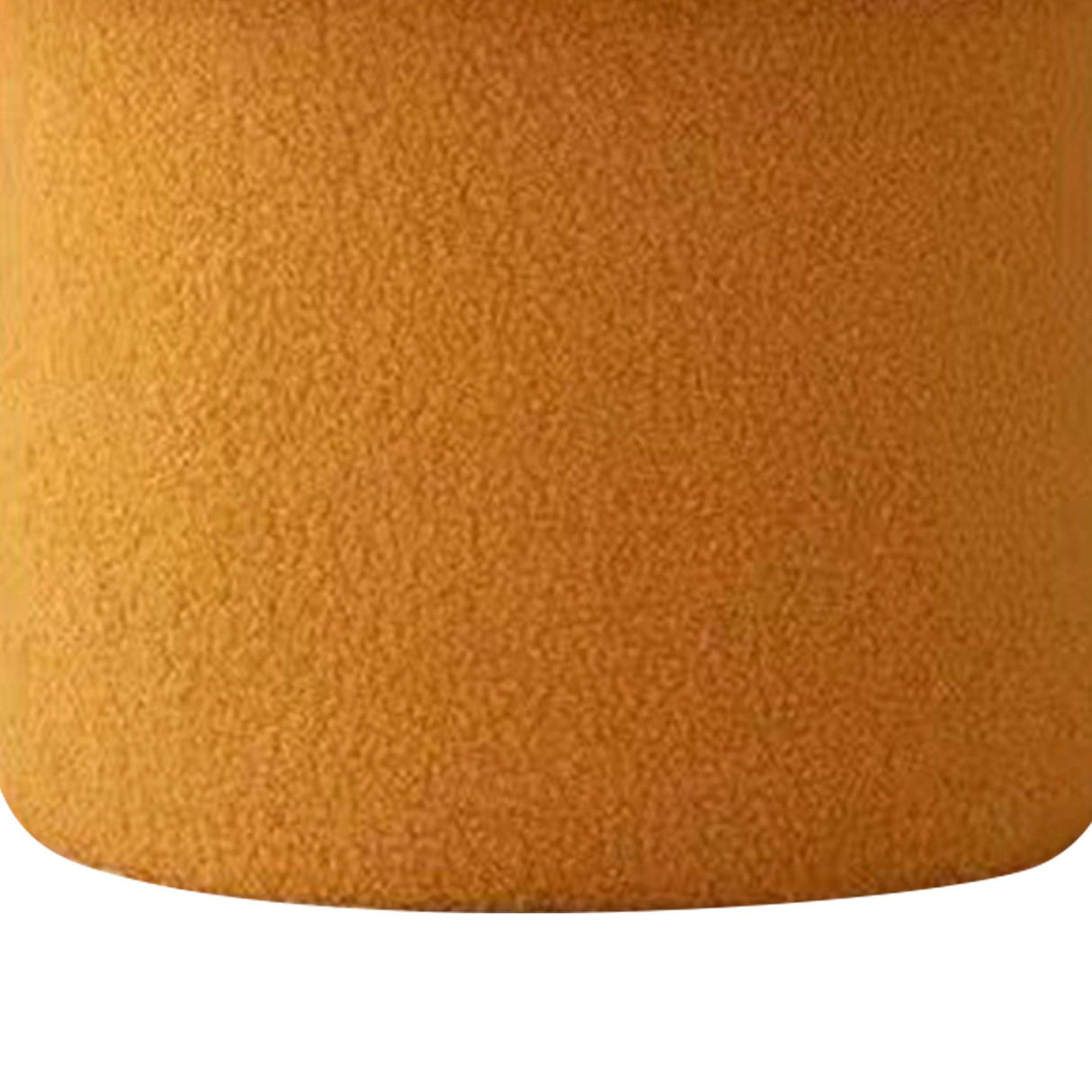 Sofa Bench Simple Modern Elastic Comfortable Soft Round Pine Wooden Foot Stool for Home Decoration Yellow