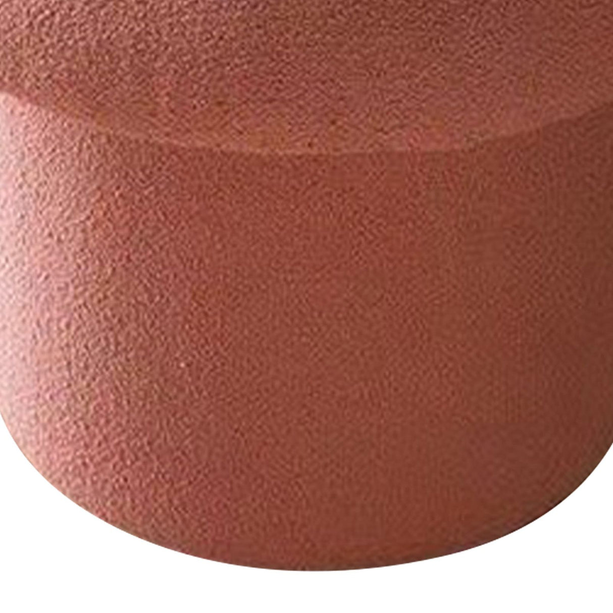 Sofa Bench Simple Modern Elastic Comfortable Soft Round Pine Wooden Foot Stool for Home Decoration Pink