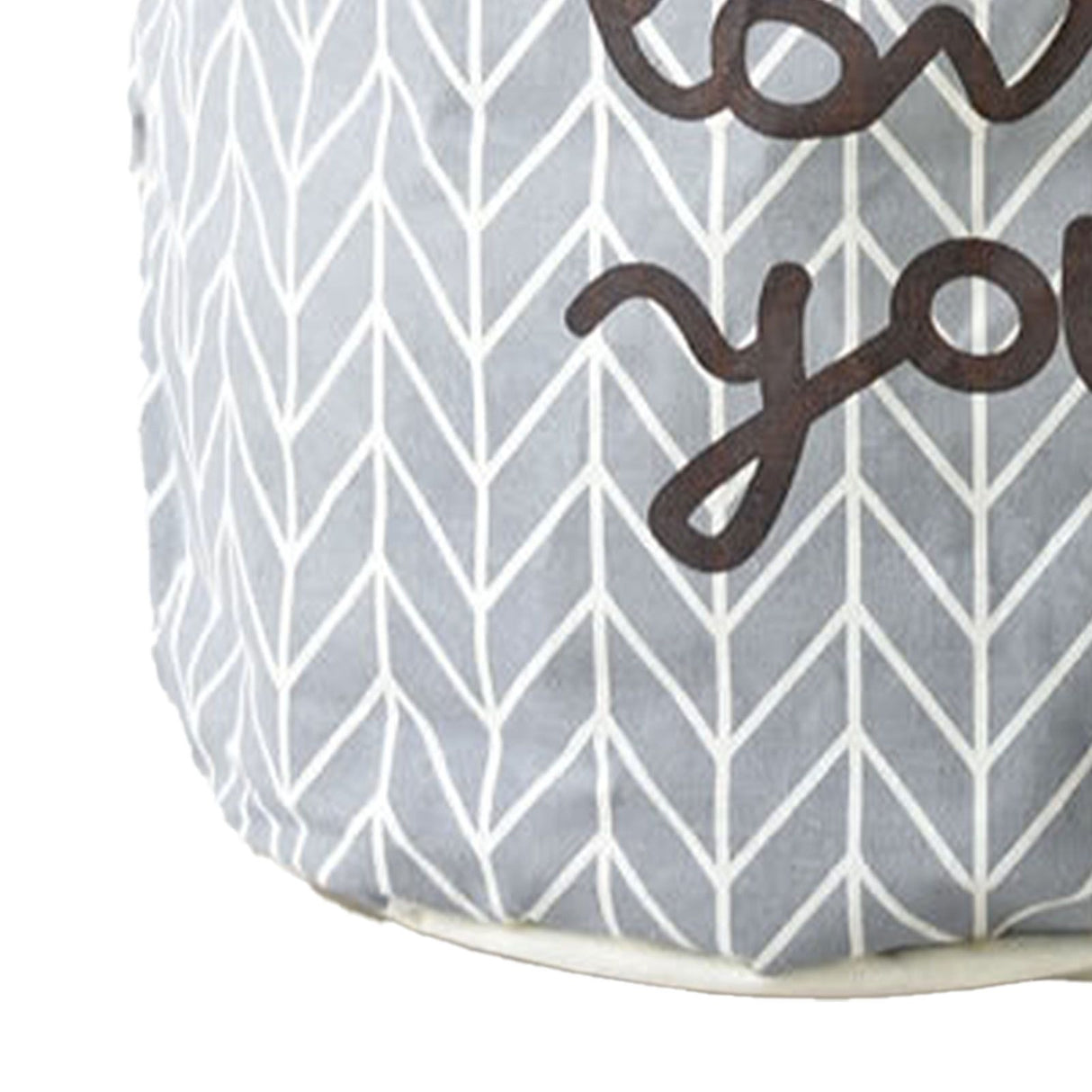 Laundry Basket Cotton Linen Foldable Round Dirty Clothes Storage Bag Folding Laundry Hamper for Home Dormitory Grey