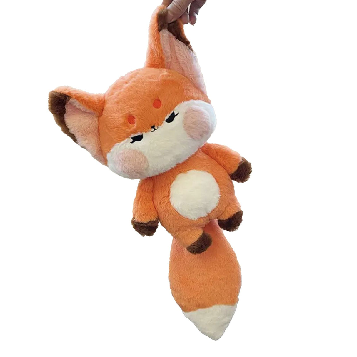 Fox Doll Cute Style Soft Plush Material Stuffed Cartoon Animal Toy for Kids Birthday Present Orange Full Length 60cm