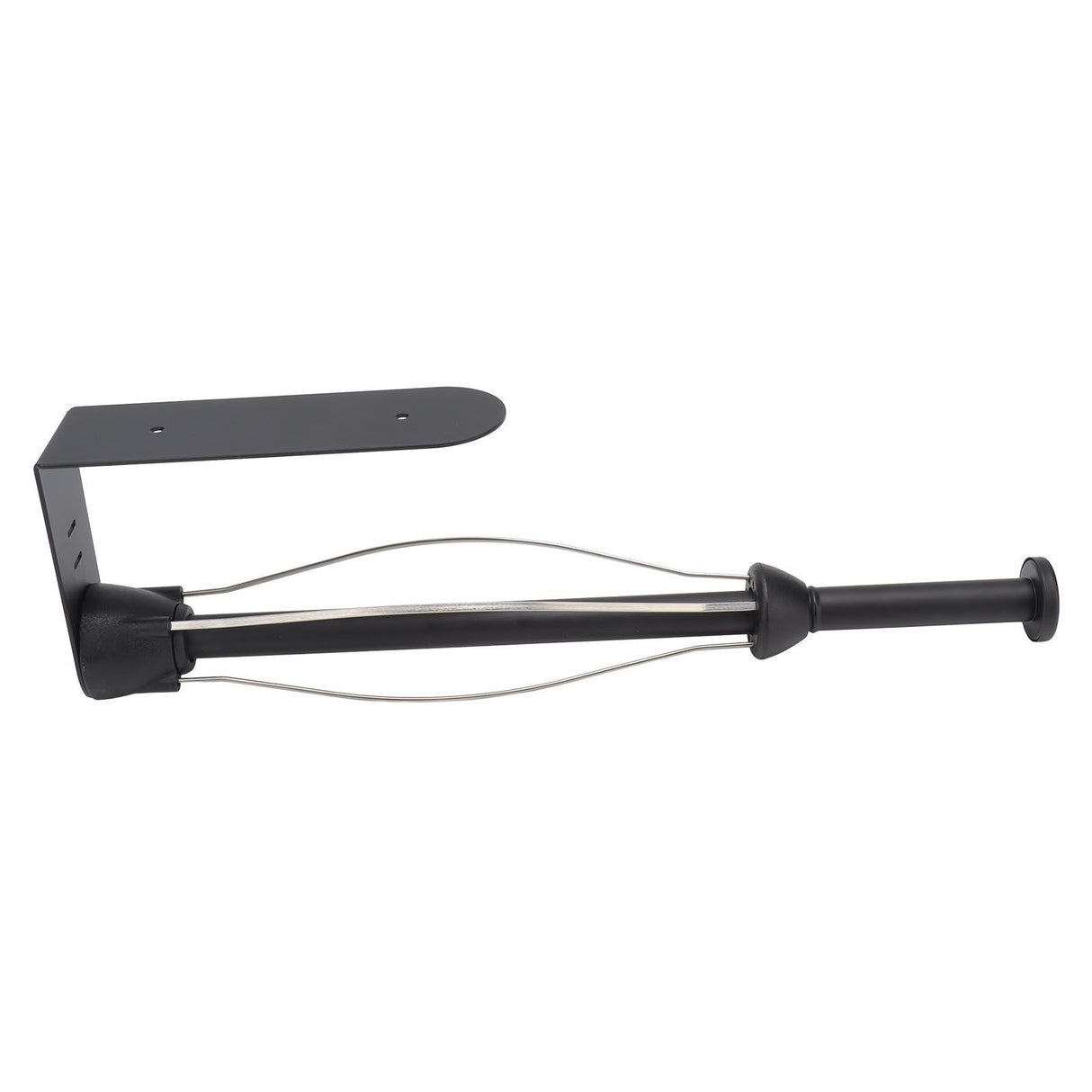 Single Hand Operable Paper Towel Holder Stainless Steel Wall Mount Paper Towel Rack for Kitchen Bathroom