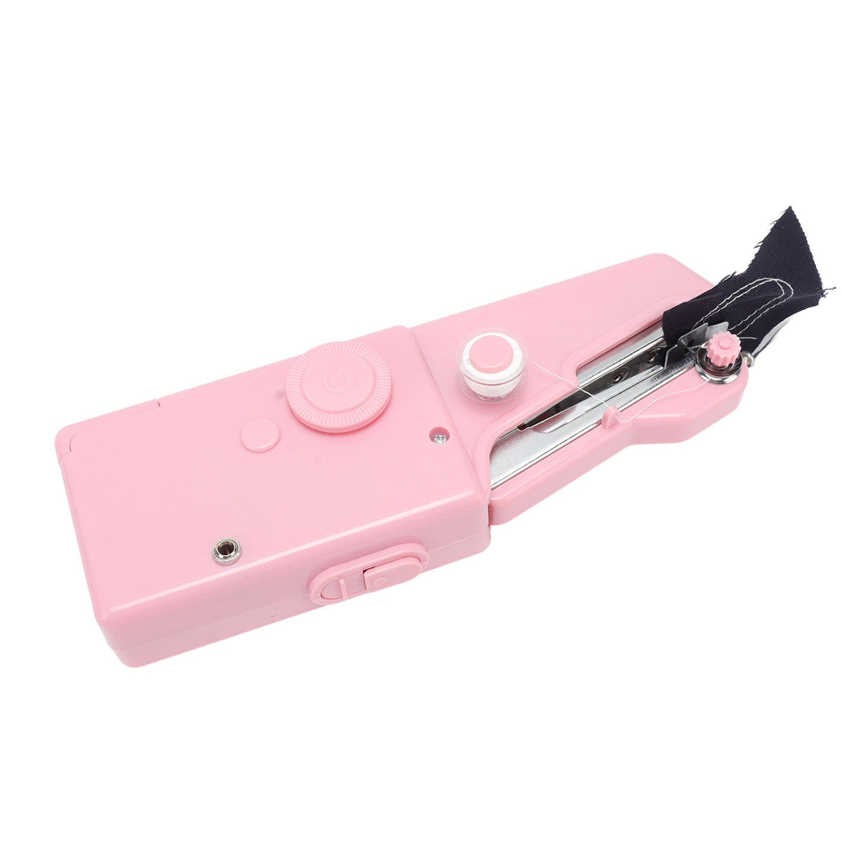 Handheld Sewing Machine Smoothing Stitching Portable Electric Sewing Tool for Home Travel Pink