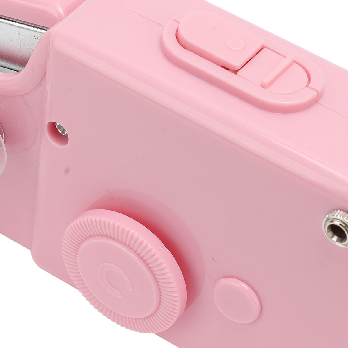 Handheld Sewing Machine Smoothing Stitching Portable Electric Sewing Tool for Home Travel Pink