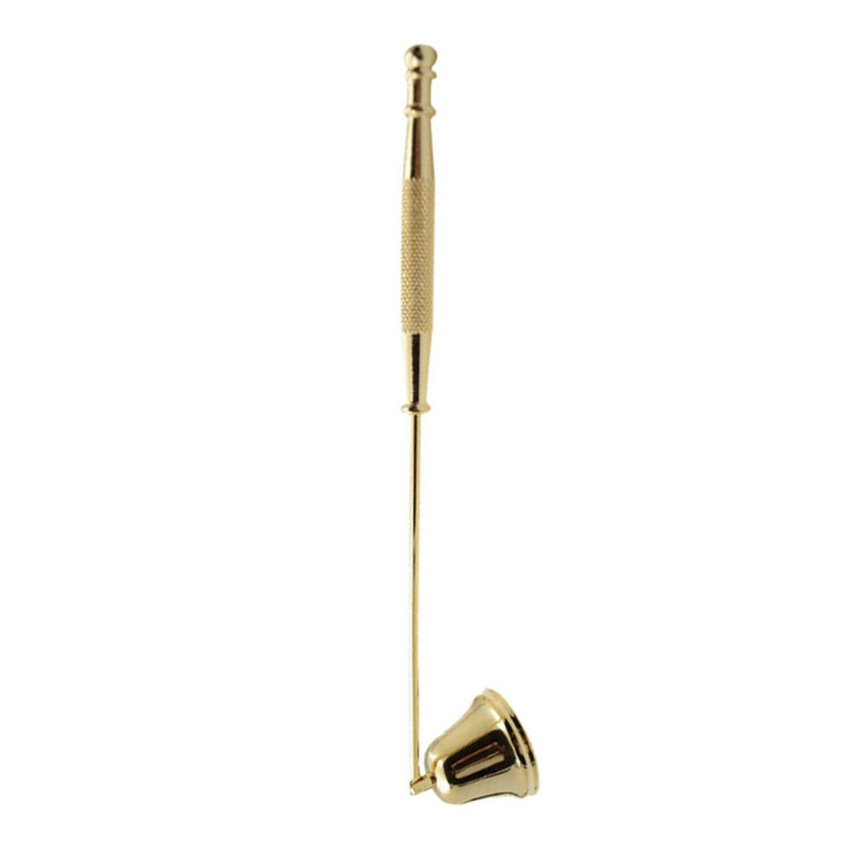 Candle Snuffer Bell Shaped Iron Electroplating Candle Extinguisher for Home Candle Tool Gold