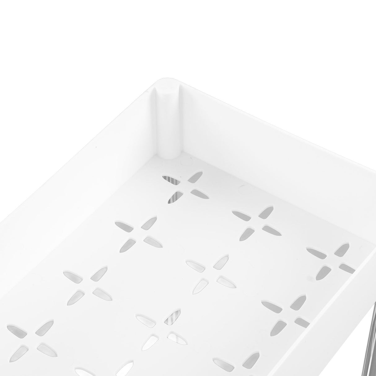 Under Sink Organizers Large Capacity Slide Out Storage Baskets for Bathrooms Kitchens Closets Laundry Rooms Offices White