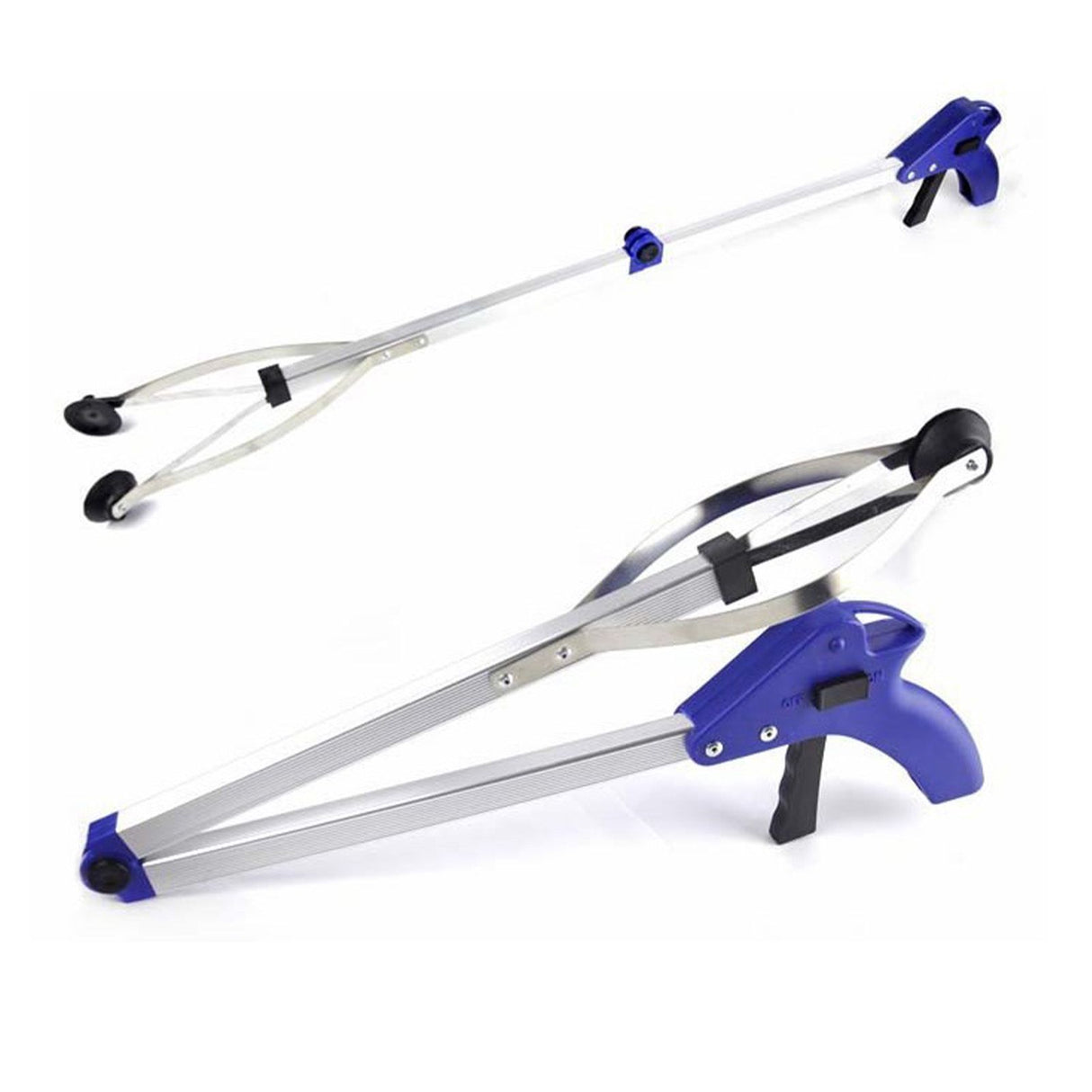 Long Grabber Foldable Reacher 81cm Clamp Picker Portable Tool for Litter Trash Coin