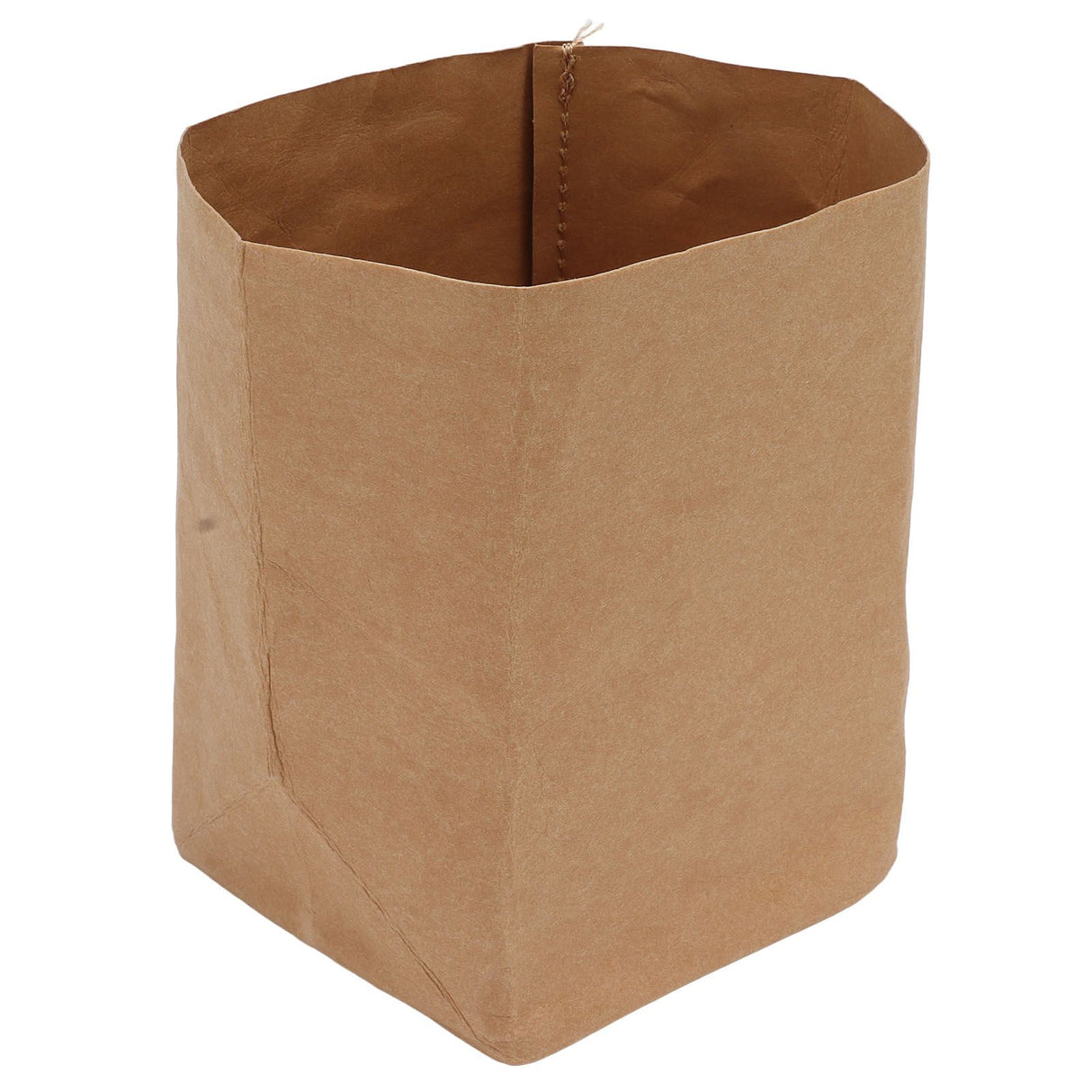 Washed Kraft Paper Bag Waterproof Flowerpot Food Storage Bag for Holding Food Fruits Vegetables Household Sundries S