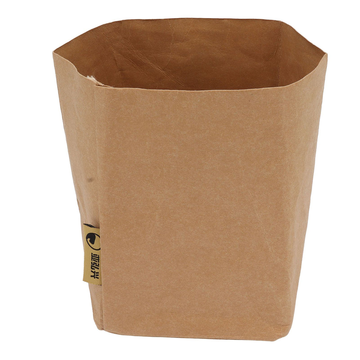 Washed Kraft Paper Bag Waterproof Flowerpot Food Storage Bag for Holding Food Fruits Vegetables Household Sundries L