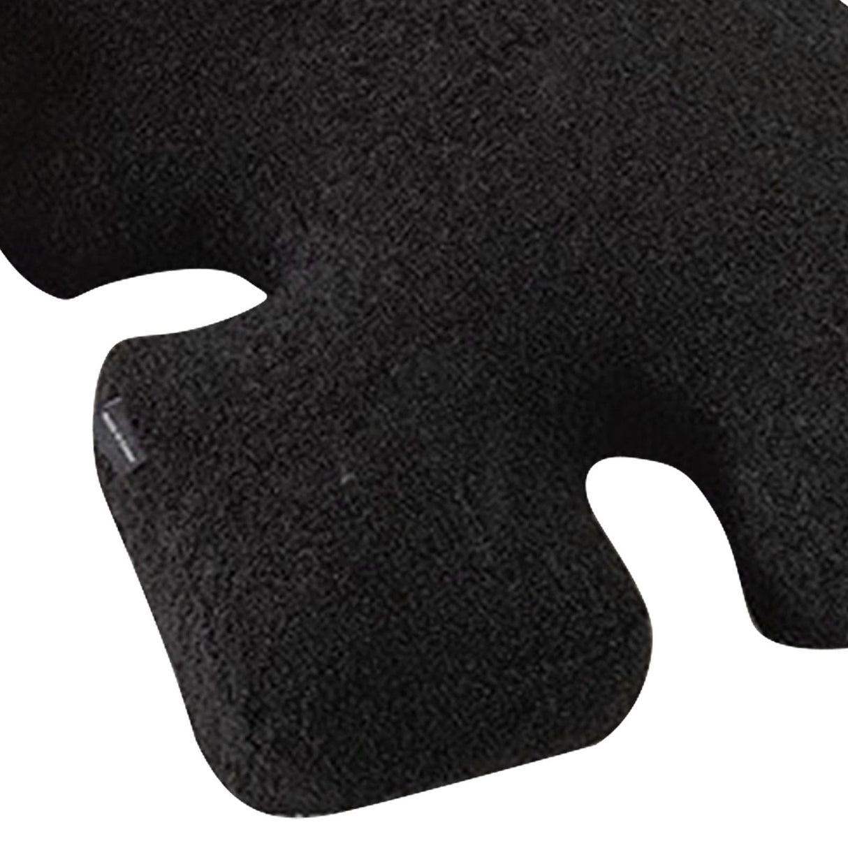 Plush Throw Pillow Ultra Soft Cushion Puzzle Special Shaped for Sofa Bed Window Home Decor Black