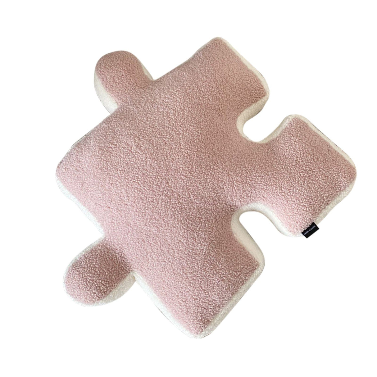 Plush Throw Pillow Ultra Soft Cushion Puzzle Special Shaped for Sofa Bed Window Home Decor Pink