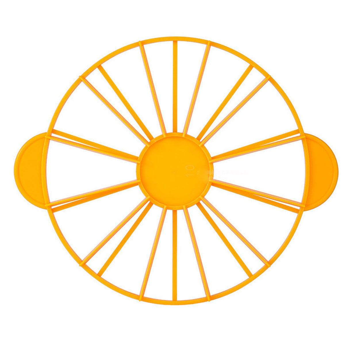 Cake Portion Marker Food Grade Round 10/12 Piece Cake Slice Marker Equal Portion Cutter Bread Cake Divider Baking Tool Yellow 126g/4.4oz(280)