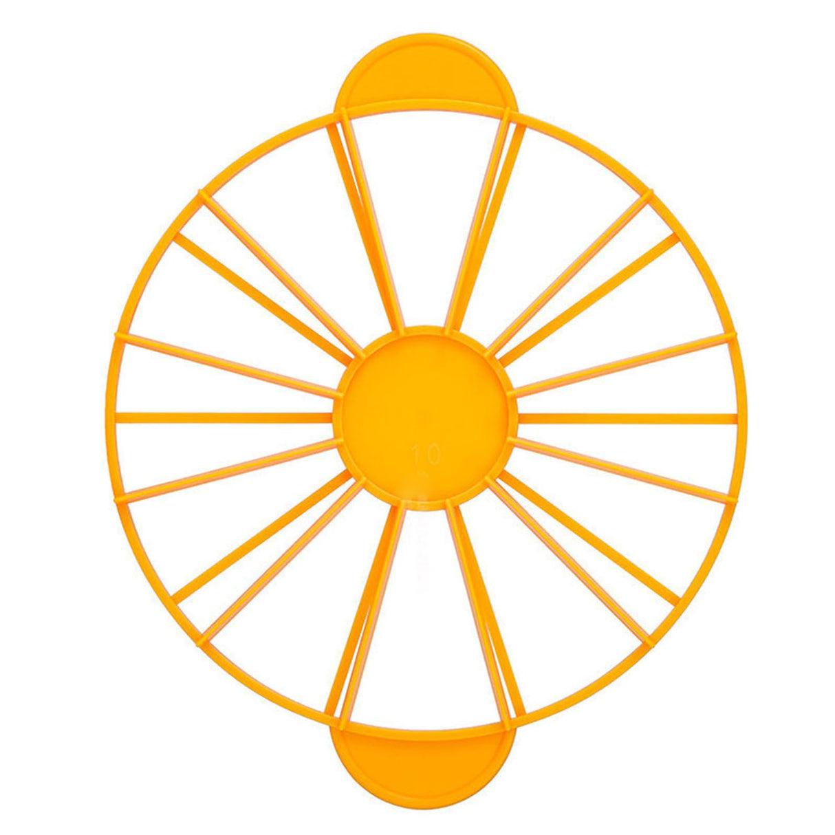 Cake Portion Marker Food Grade Round 10/12 Piece Cake Slice Marker Equal Portion Cutter Bread Cake Divider Baking Tool Yellow 126g/4.4oz(280)