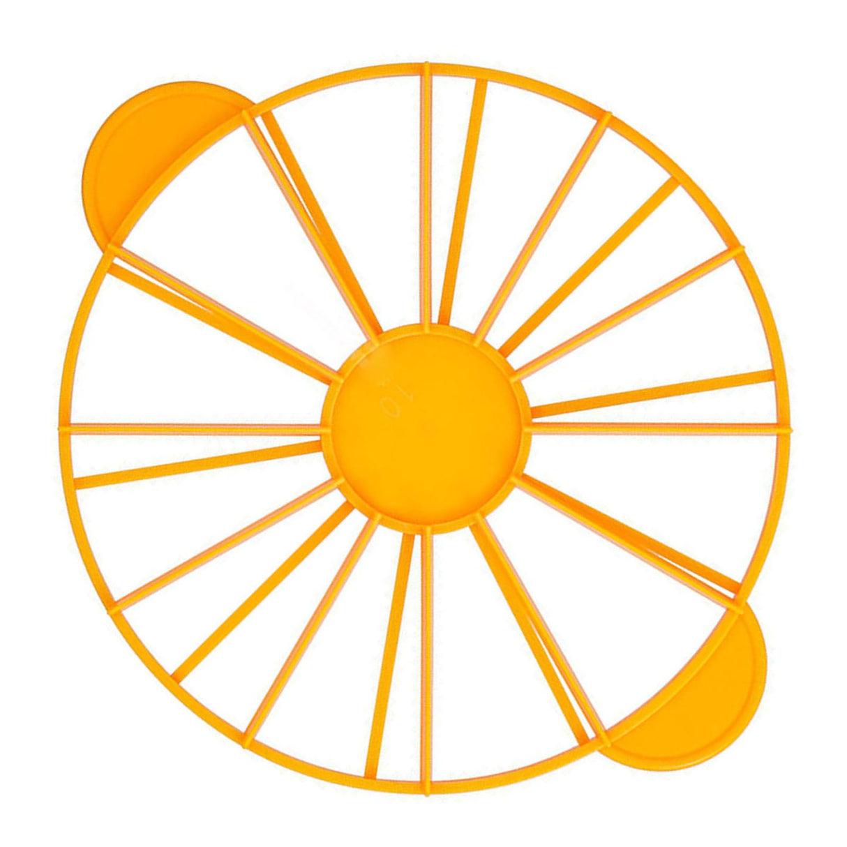 Cake Portion Marker Food Grade Round 10/12 Piece Cake Slice Marker Equal Portion Cutter Bread Cake Divider Baking Tool Yellow 126g/4.4oz(280)