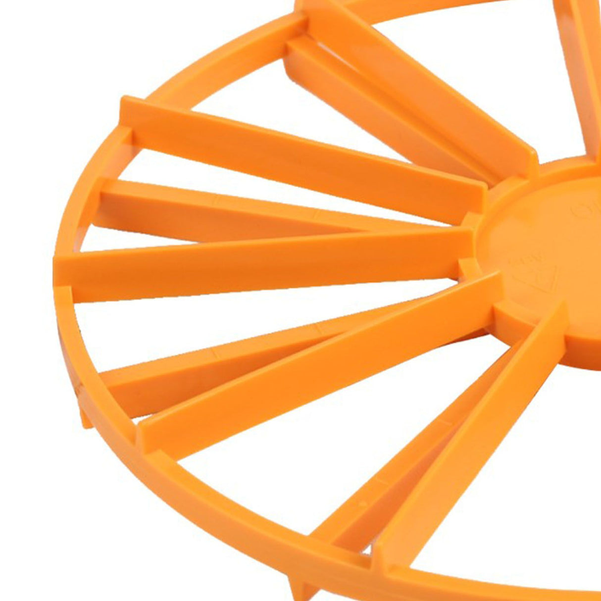 Cake Portion Marker Food Grade Round 10/12 Piece Cake Slice Marker Equal Portion Cutter Bread Cake Divider Baking Tool Yellow 126g/4.4oz(280)
