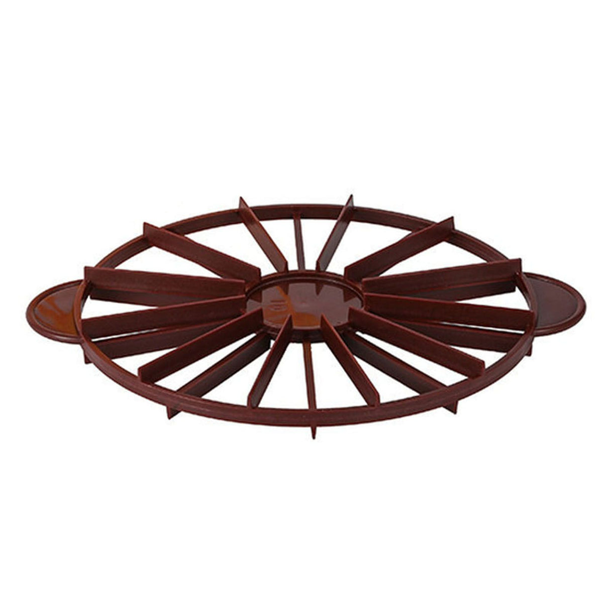 Cake Portion Marker Food Grade Round 10/12 Piece Cake Slice Marker Equal Portion Cutter Bread Cake Divider Baking Tool Dark Red (Brown) 126g/4.4oz(280)