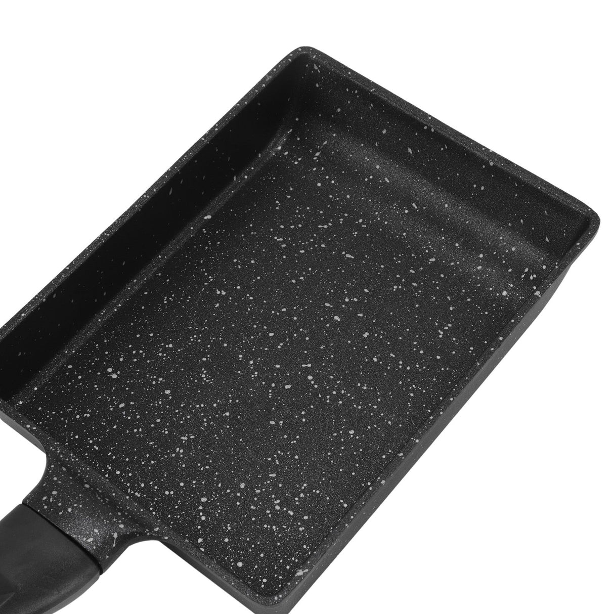 Rectangular Frying Pan Thickened Aluminum Alloy Nonstick Coating Cooking Pan for Steak Egg Roll