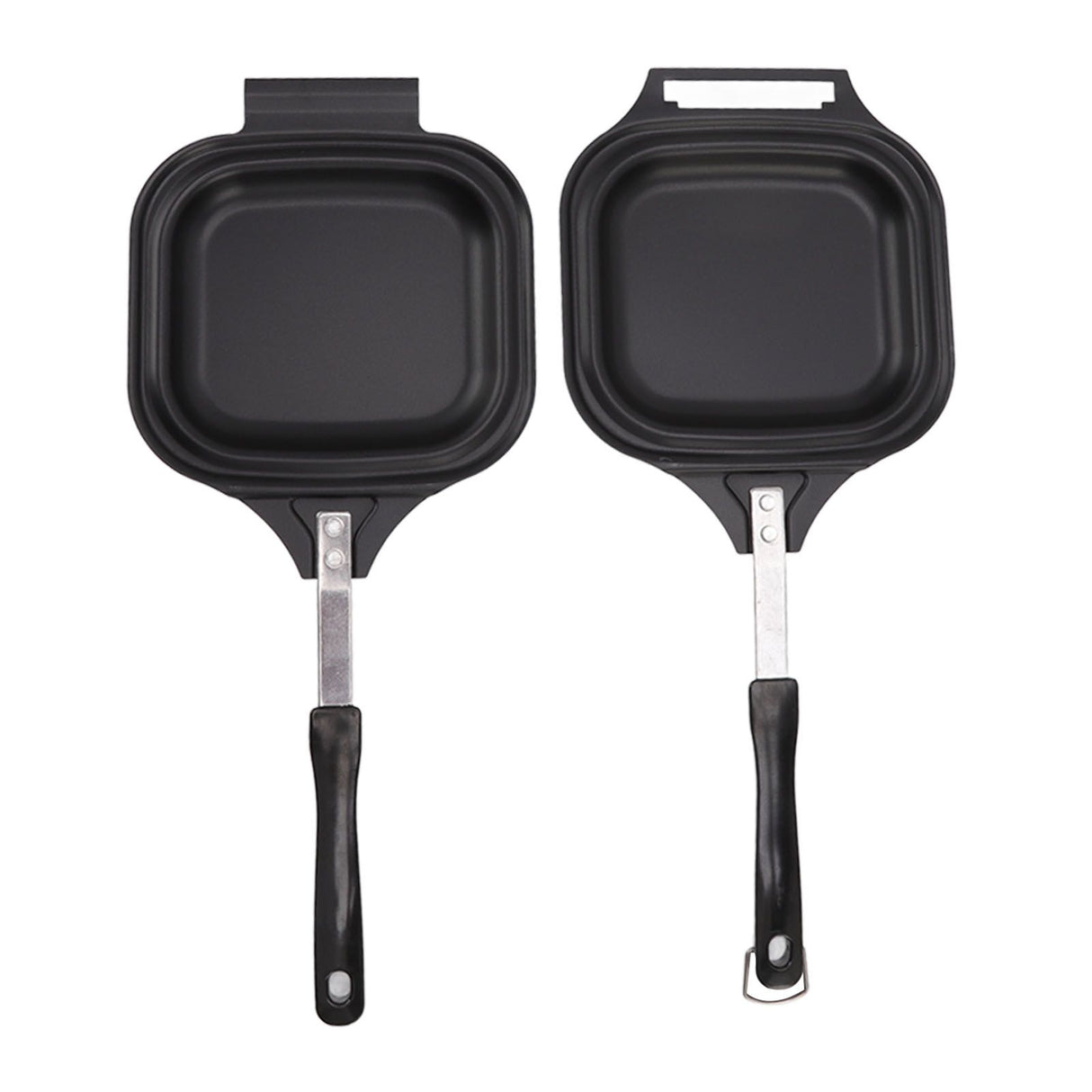 Frying Pan Even Heating Easy Cleaning Double Sided Iron Pancake Pan for Restaurants Home
