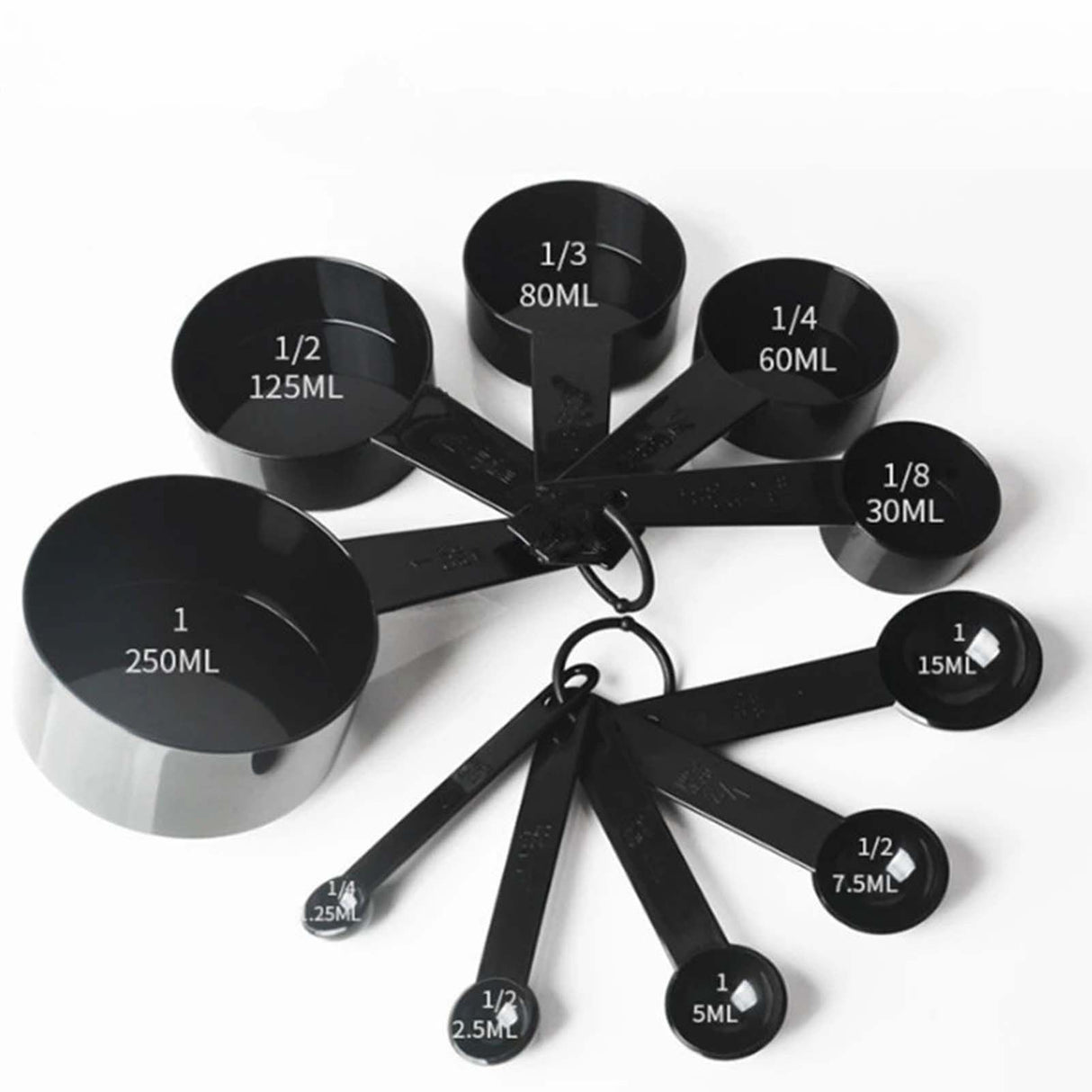 10Pcs Measuring Spoon Set Safe Durable PP Baking Measuring Spoons for Kitchen Gadgets