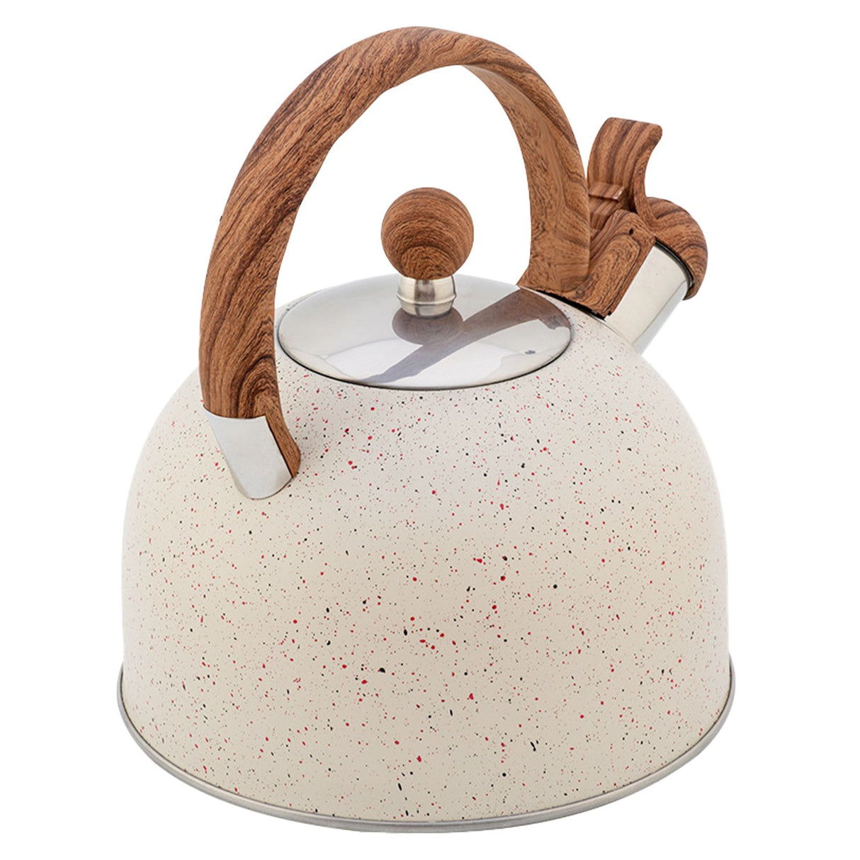 2.5L Whistling Tea Kettle Stovetop Food Grade Stainless Steel Tea Pots for Kitchen Hotel