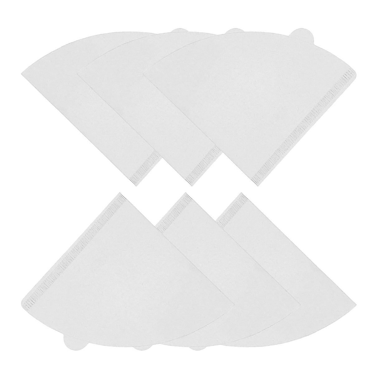 100 Pieces Filter Cone Coffee Filters 2 to 4 Cup Natural Disposable Coffee Filter Paper for Home Cafe