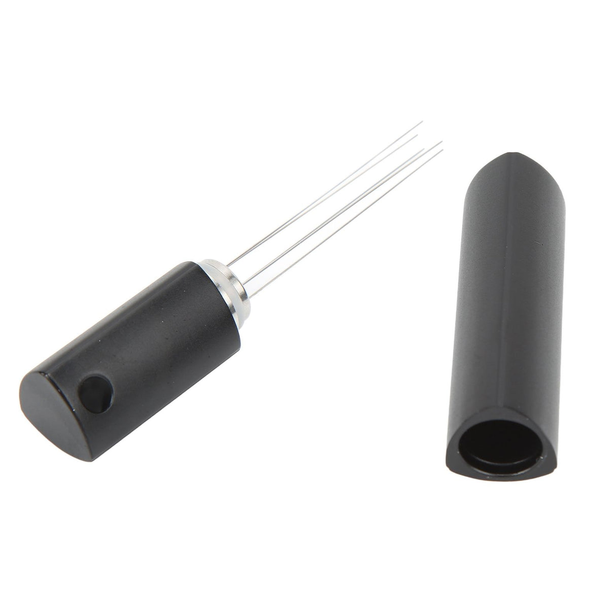 Coffee Stirrer Tool Stainless Steel Portable Coffee Needle Distributor For Italian Coffee Maker Black