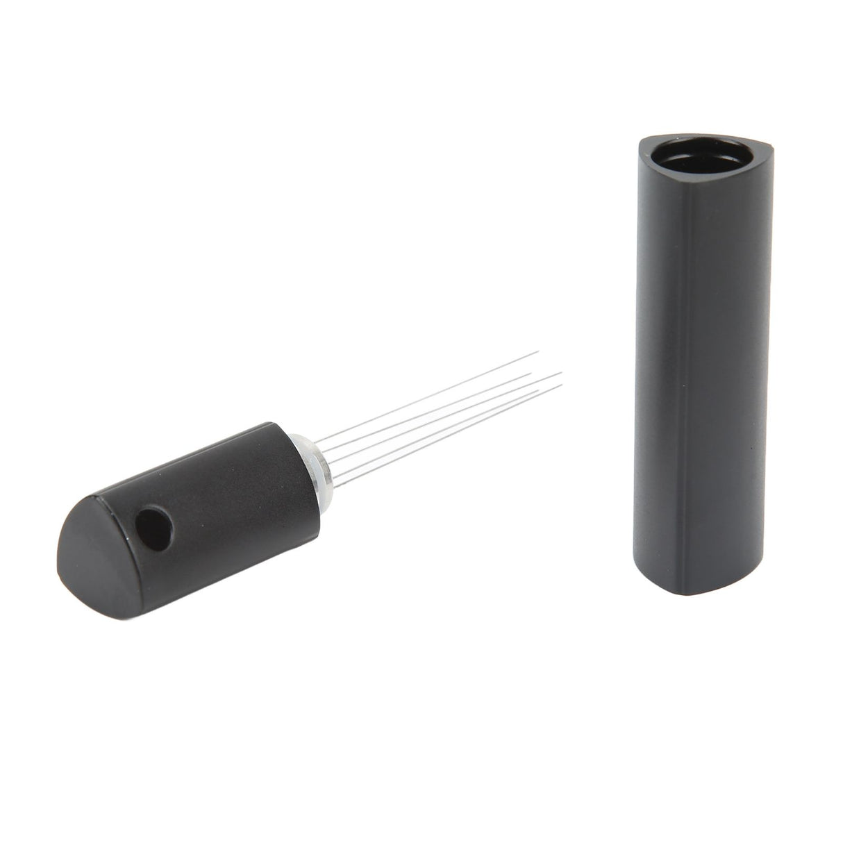 Coffee Stirrer Tool Stainless Steel Portable Coffee Needle Distributor For Italian Coffee Maker Black