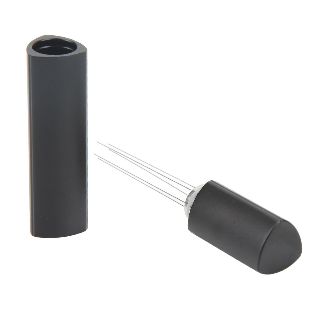 Coffee Stirrer Tool Stainless Steel Portable Coffee Needle Distributor For Italian Coffee Maker Black