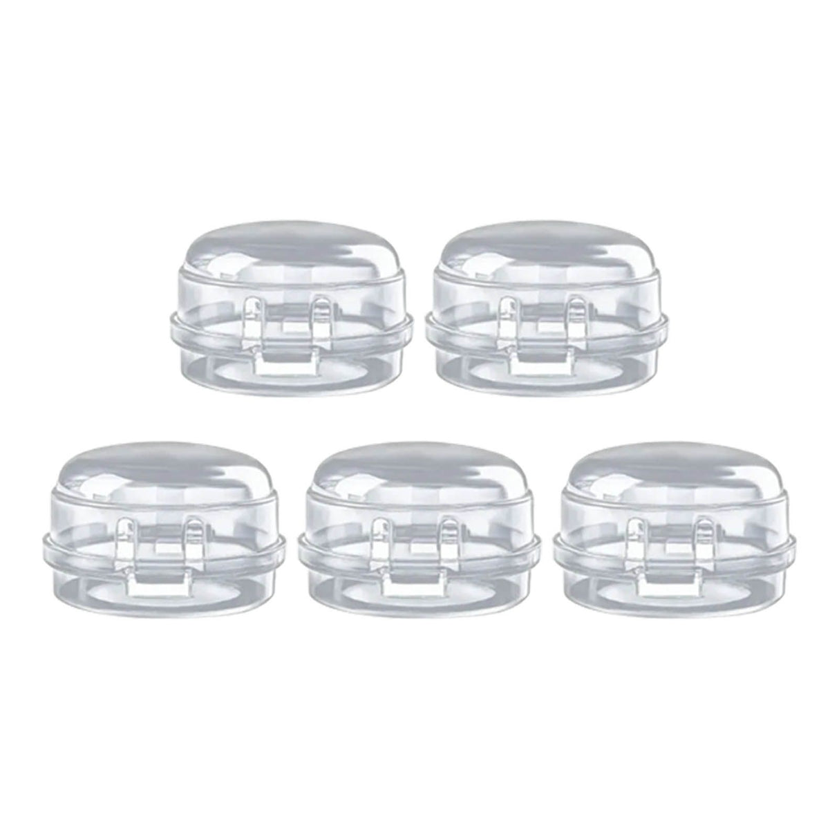5Pcs Clear Stove Knob Covers Baby Safe Gas Stove Knob Covers Home Kitchen Switch Protection Tool for Infant Child Protector Transparent