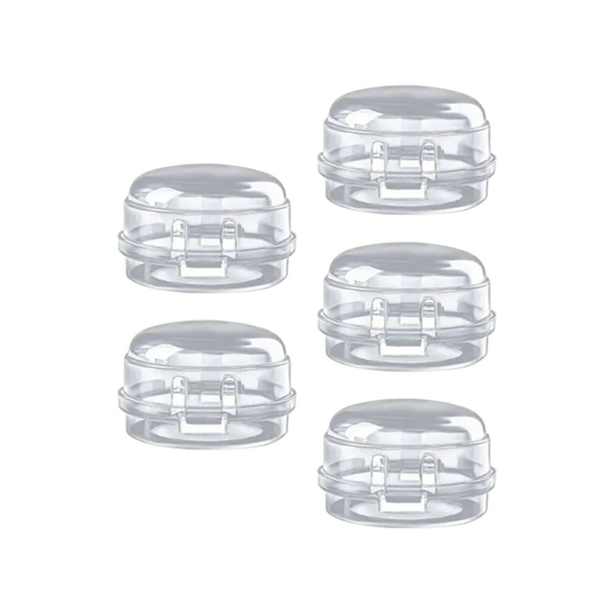 5Pcs Clear Stove Knob Covers Baby Safe Gas Stove Knob Covers Home Kitchen Switch Protection Tool for Infant Child Protector Transparent