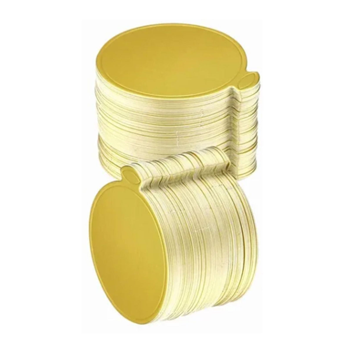 200Pcs Golden Cake Base Board 3.5in Round Cake Pad for Mini Cakes Muffins Cookies Mousse Brownies Cupcakes Pizza