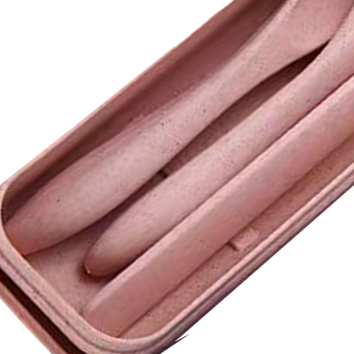 Wheat Straw Cutlery Set Modern Portable Fork Spoon Knife Tableware with Box for Office School Picnic Pink