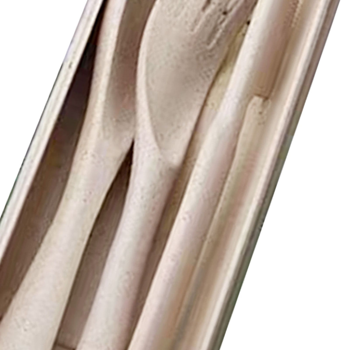 Wheat Straw Cutlery Set Modern Portable Fork Spoon Knife Tableware with Box for Office School Picnic Beige