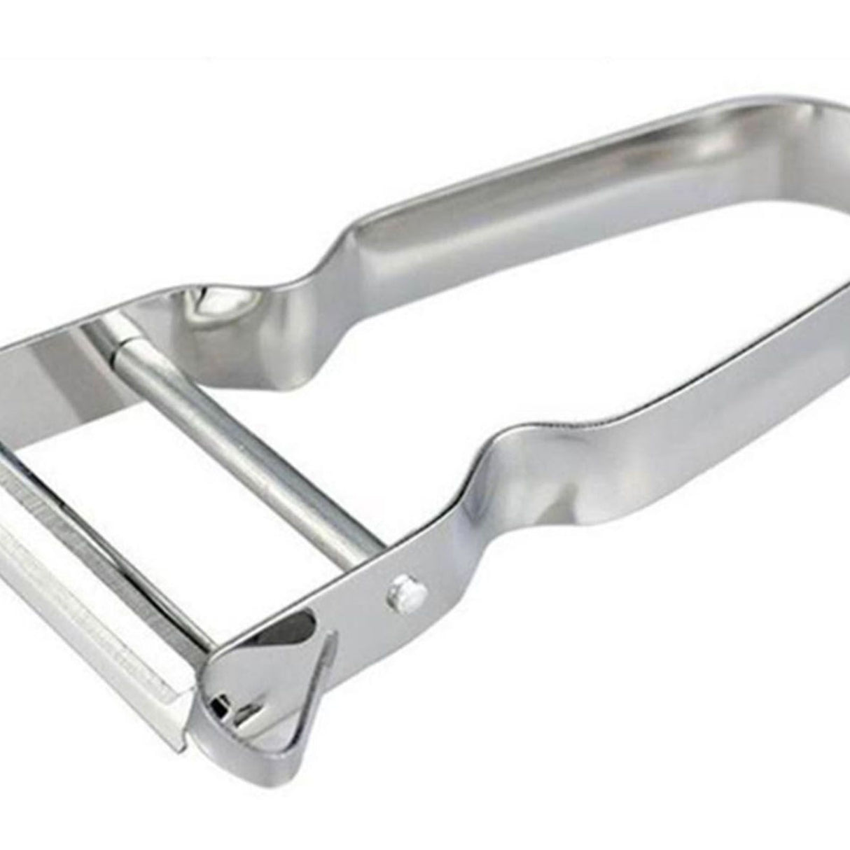Stainless Steel Peeler U Shape Ergonomic Handle Fruit Peeler Vegetable Peeler for Kitchen Silver