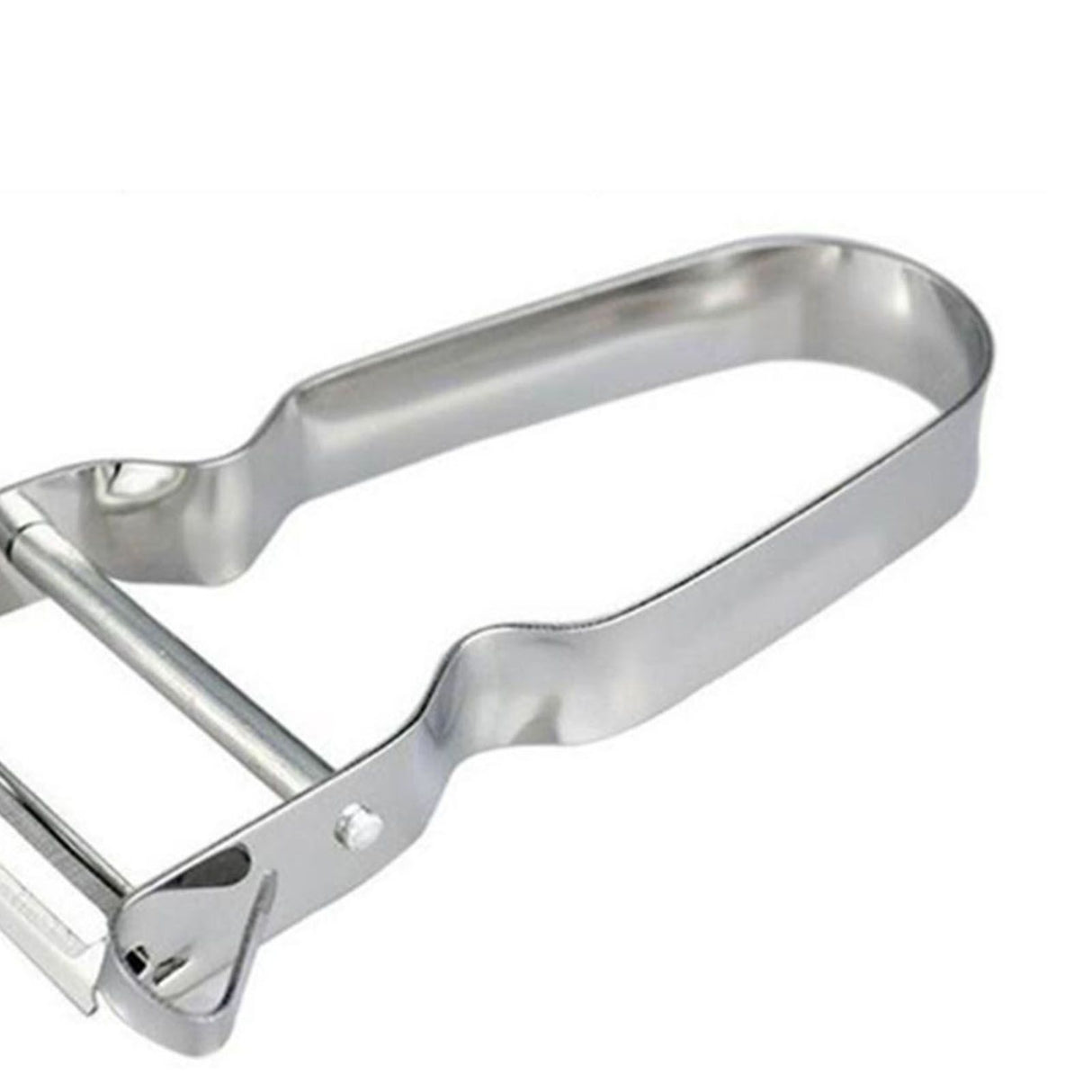 Stainless Steel Peeler U Shape Ergonomic Handle Fruit Peeler Vegetable Peeler for Kitchen Silver