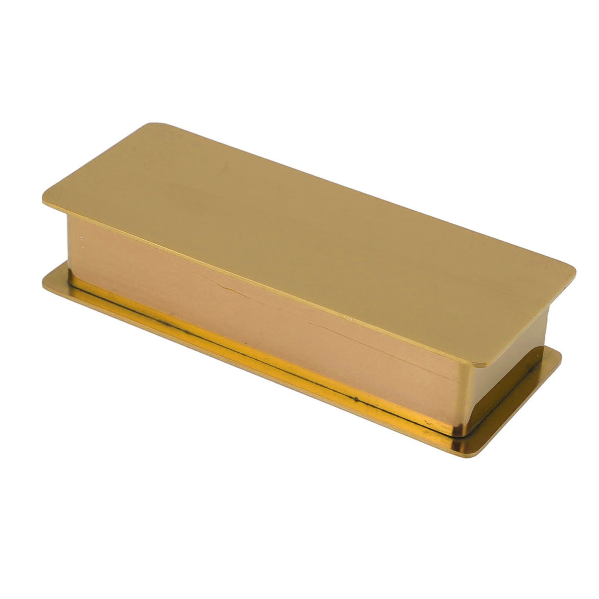 Toothpick Holder Stainless Steel Rectangular Toothpick Holder with Lid for Home Bar Hotel Restaurant Gold