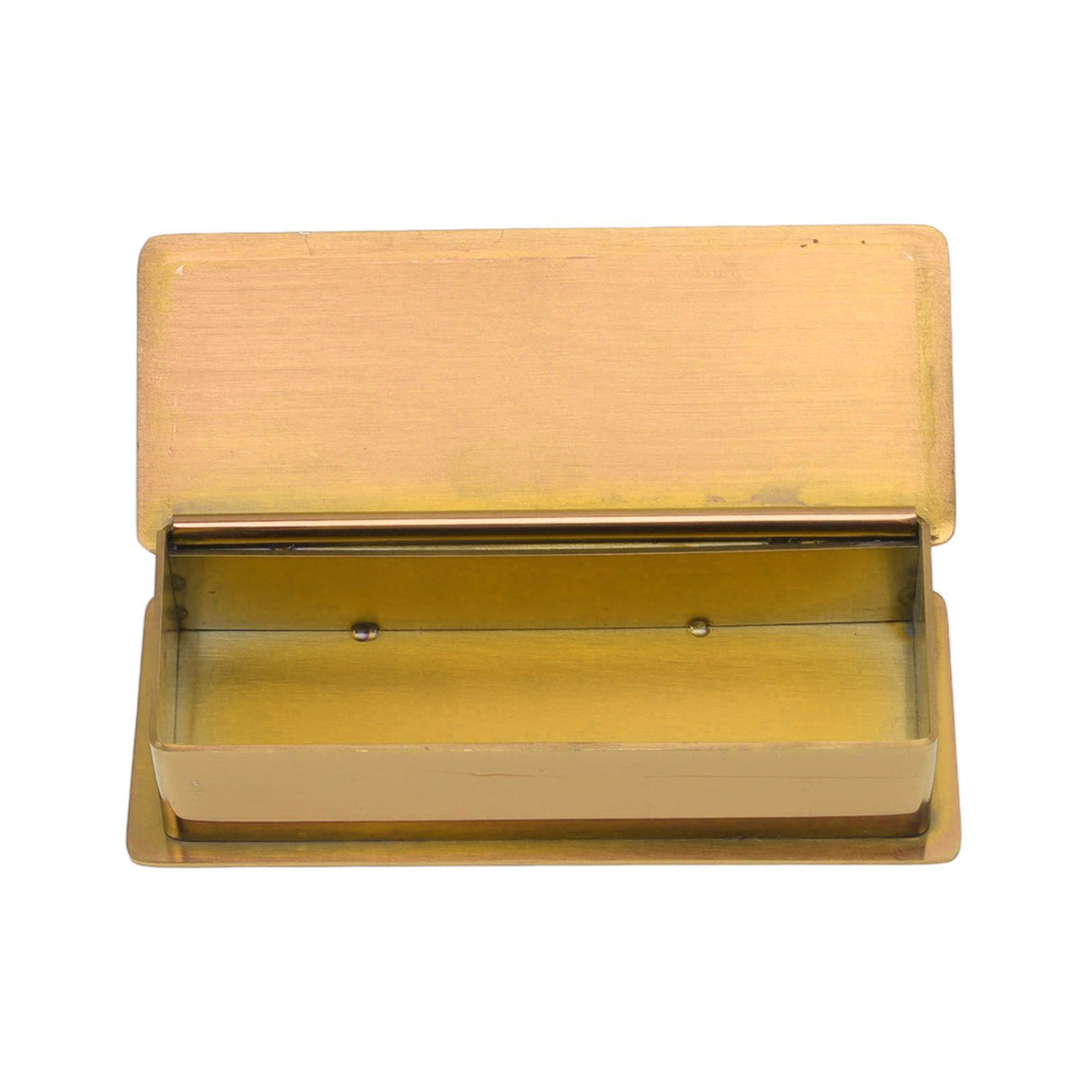 Toothpick Holder Stainless Steel Rectangular Toothpick Holder with Lid for Home Bar Hotel Restaurant Gold